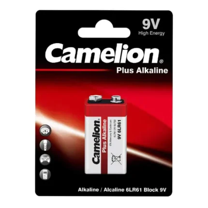 Battery ALKALINE 9V-CAMELON