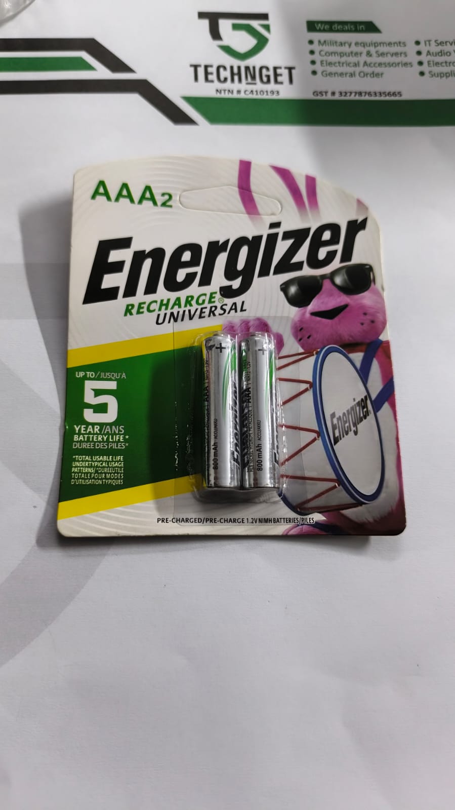 ENERGIZER AAA2 ENERGIZER Rechargeable CELL-AAA2 - Image 1