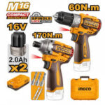 INGCO COSLI240968 Cordless 2-Piece Combo Kit