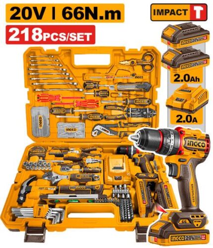 INGCO HKTHP42182 218 Pcs Tool Set Kit