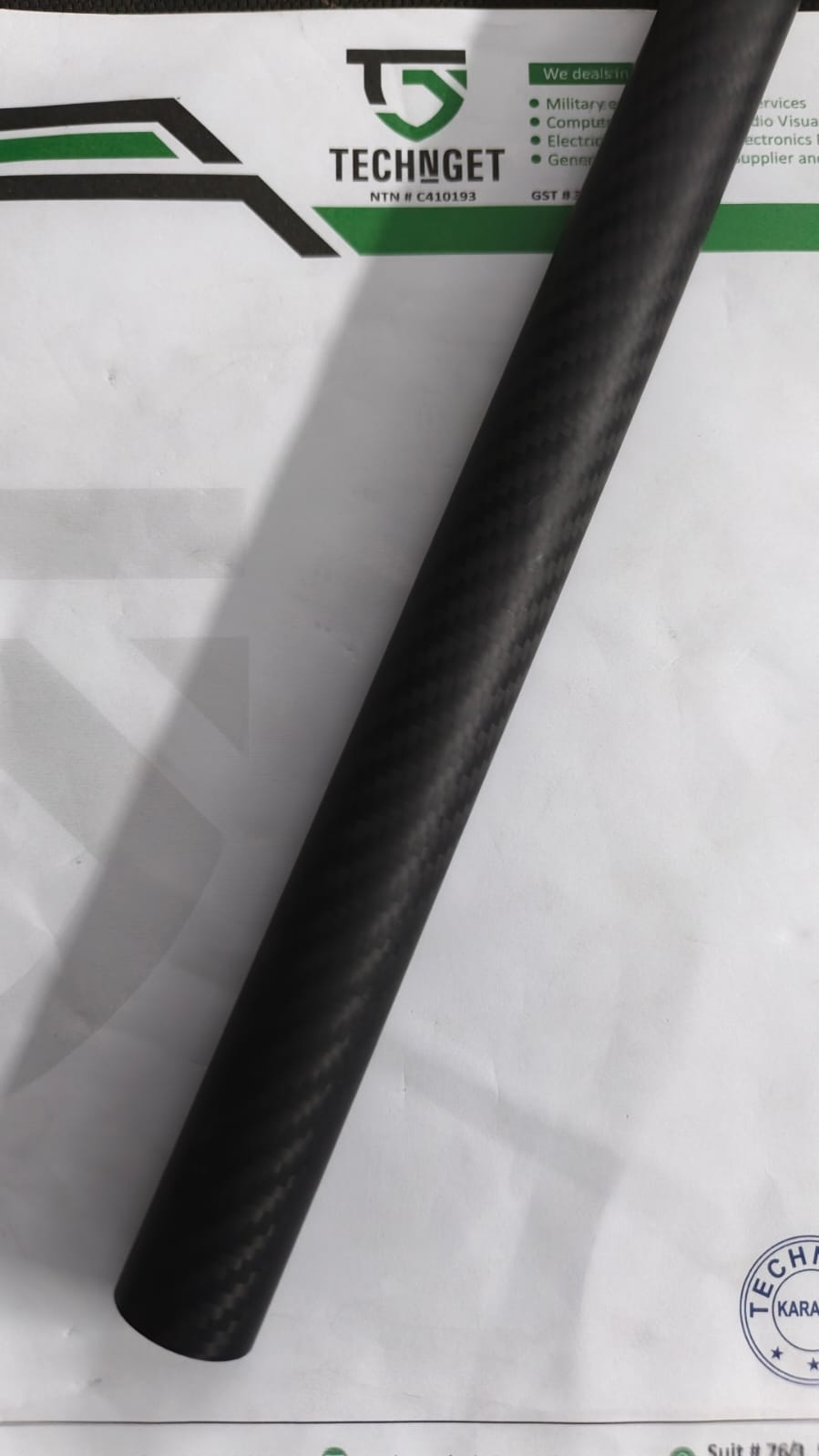 Carbon fiber boom CORBON FIBER BOOM Dia 25mm Length 365mm - Image 1