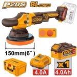 INGCO APLI20158 Cordless Polisher 20V Professional Car Polishing Machine
