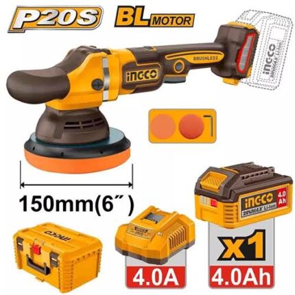 INGCO APLI20158 Cordless Polisher 20V Professional Car Polishing Machine