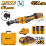 INGCO CDRLI20652 Cordless Drive Ratchet 20V Professional Power Tool