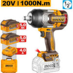 INGCO CIWLI20100 Cordless Impact Wrench 20V High Torque Power Tool