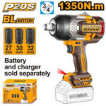 INGCO CIWLI201351 Cordless Impact Wrench 20V High Torque Power Tool