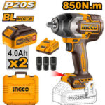 INGCO CIWLI2085 Cordless Impact Wrench 20V High Torque Power Tool