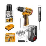 INGCO CKLI1638 Cordless 3 Pcs Combo Kit 20V Professional Power Tool Set