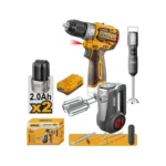 INGCO CKLI1638 Cordless 3 Pcs Combo Kit 20V Professional Power Tool Set