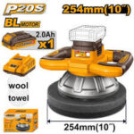 INGCO COPLI2025481 Cordless Polisher 20V Professional Car Polishing Machine