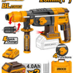 INGCO CRHLI202289 Cordless Rotary Hammer 20V Professional Power Tool