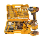 INGCO HKTHP41723 172 Pcs Cordless Impact Wrench Set 20V 550Nm Tool Kit