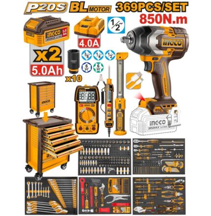 INGCO HTCS283962 396 Pcs Tool Chest Set Professional Hand Tool Kit