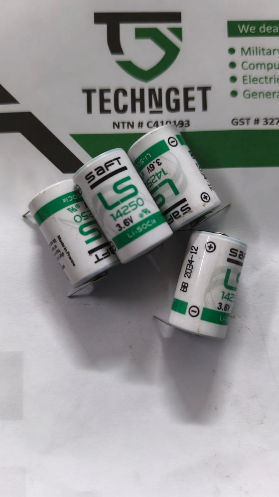 LC BATTERY CELL SAFT LS14250 Lithium Battery Cell - Image 1