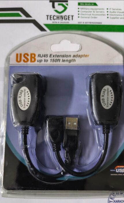 USB Extender RJ45 Cable Adapter High-Speed USB Extension Over Network Cable