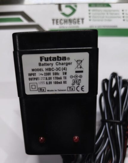 Futaba HBC-3C(4) 6V Battery Charger for TX/RX – 230V AC Input