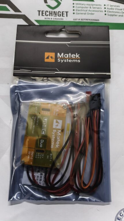 Matek UBEC DUO 4A 5–12V & 5V Dual Output Power Module for RC