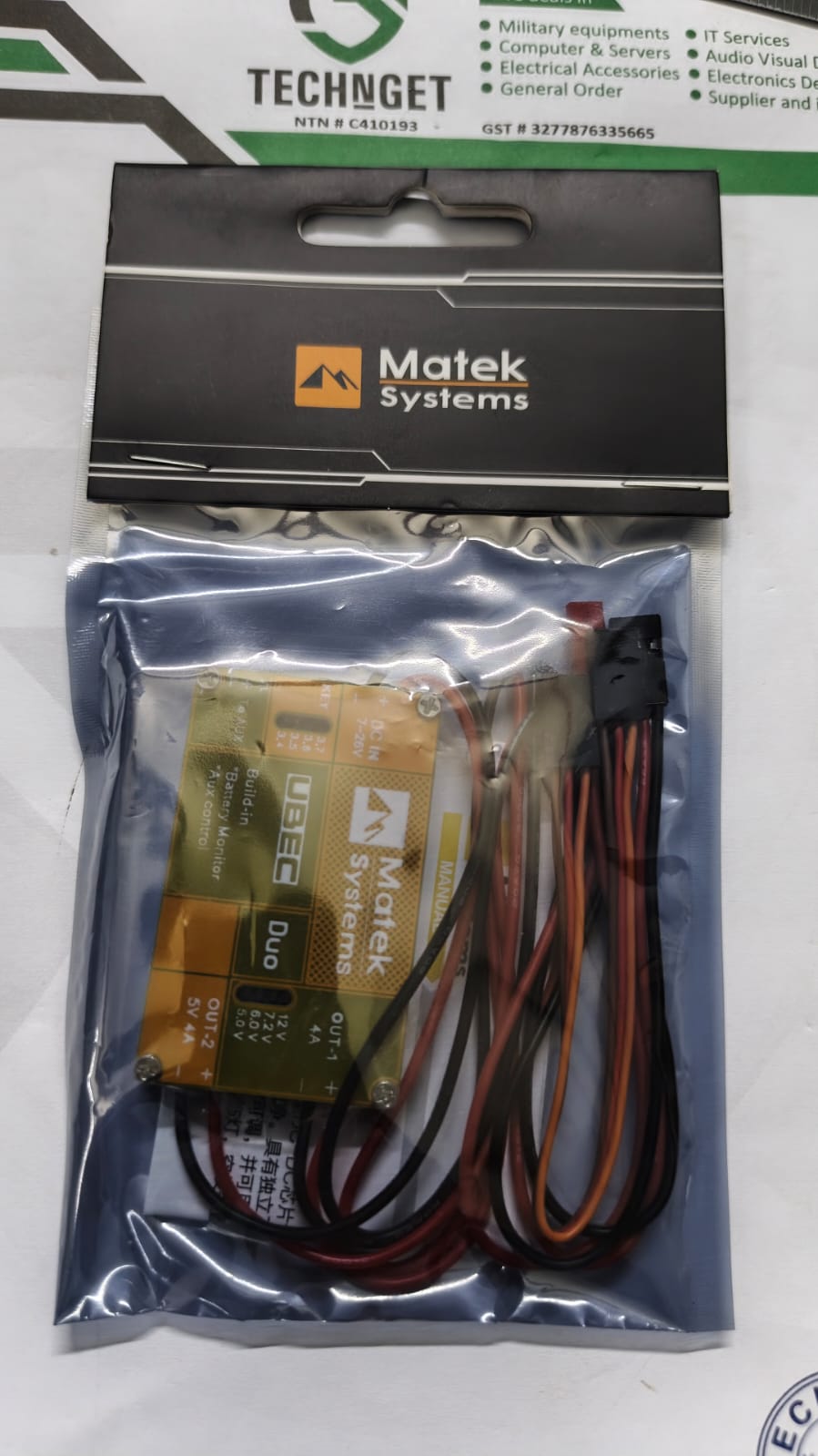matek power module 2 Matek UBEC DUO 4A 5–12V & 5V Dual Output Power Module for RC - Image 1