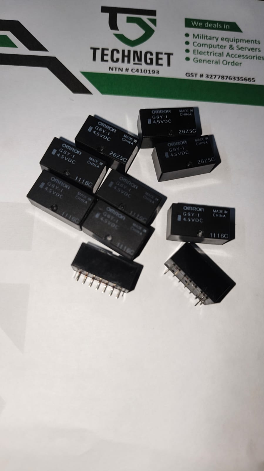 omron relay 1 OMRON G6Y-1 RELAY - Image 1