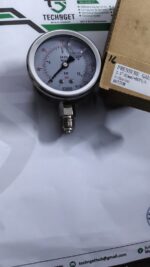 VIKA 2.5 Inch (63mm) 0-16 Bar Bottom Mount Pressure Gauge BSP 1/4