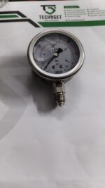 VIKA 2.5 Inch (63mm) 0-16 Bar Bottom Mount Pressure Gauge BSP 1/4 - Image 4