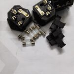 IEC AC Power Inlet Socket with Fuse Holder & Glass Fuse