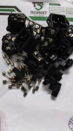 IEC AC Power Inlet Socket with Fuse Holder & Glass Fuse - Image 5