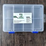 Transparent 8 Grid Plastic Component Storage Box / V200