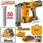 INGCO CBNLI2008 TOP600 20V Cordless Brad Nailer