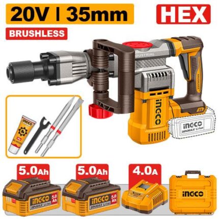 INGCO CDBLI203582 TOP100 Super Cordless Demolition Breaker
