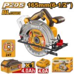 INGCO CSLI16523 TOP600 20V Cordless Circular Saw 165mm