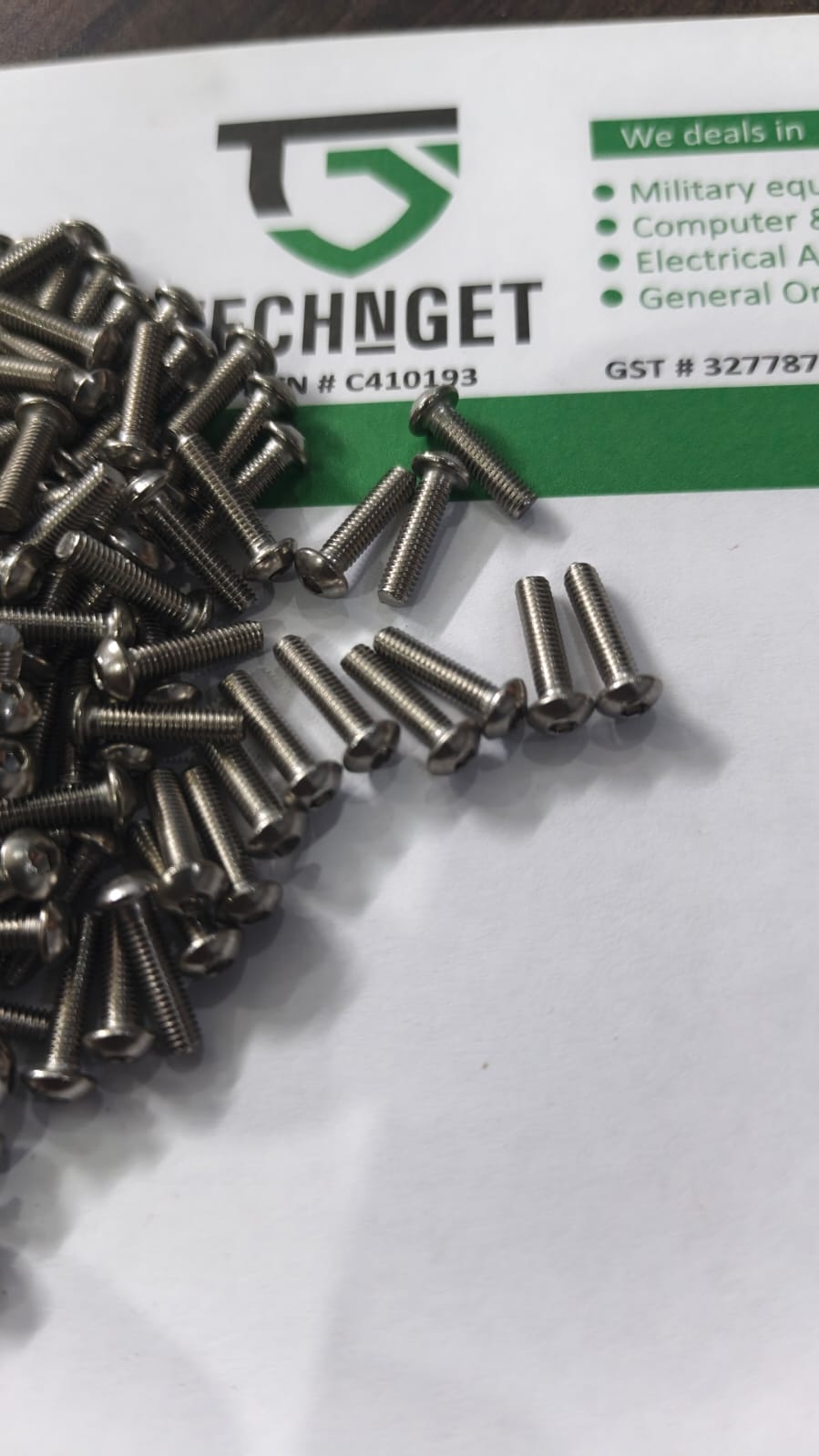 SS Cap Bolt 3MM 12MM Length 2 SS Cap Bolt 3MM 12MM Length - Image 1