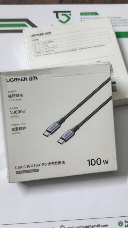 UGREEN USB-C to USB-C PD 100W Fast Charging Data Cable