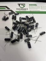 10µF 50V DIP Electrolytic Capacitor – Radial Through-Hole